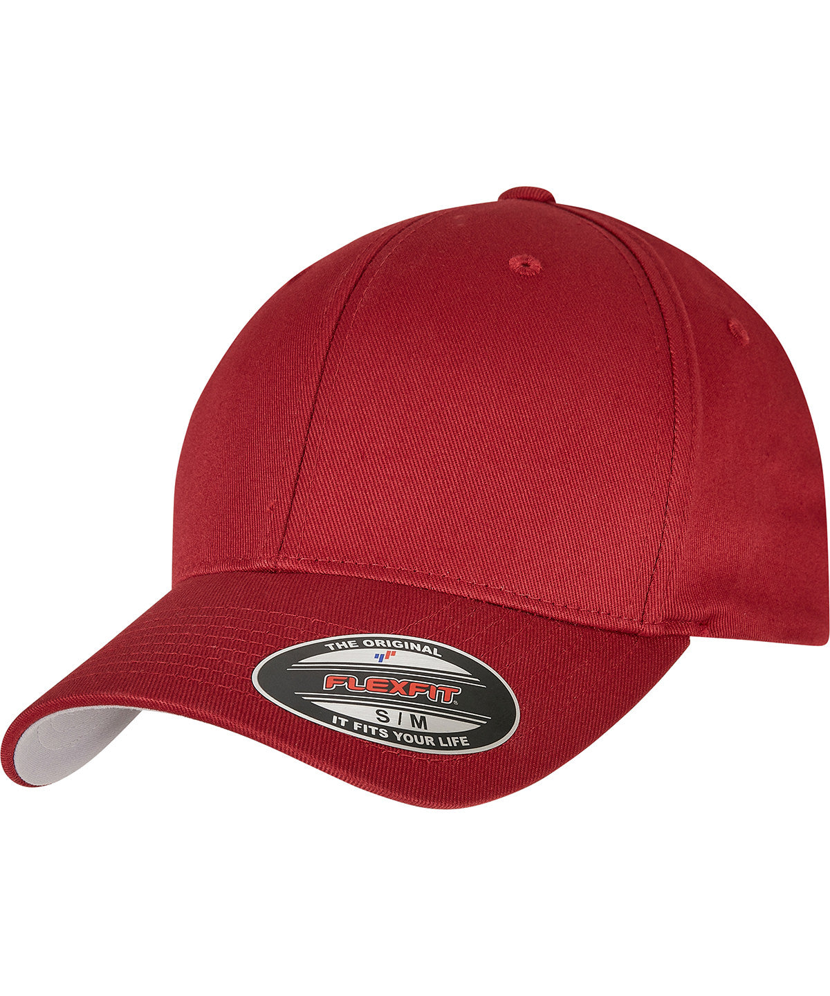 Flexfit by Yupoong Flexfit fitted baseball cap in Rose Brown, front view