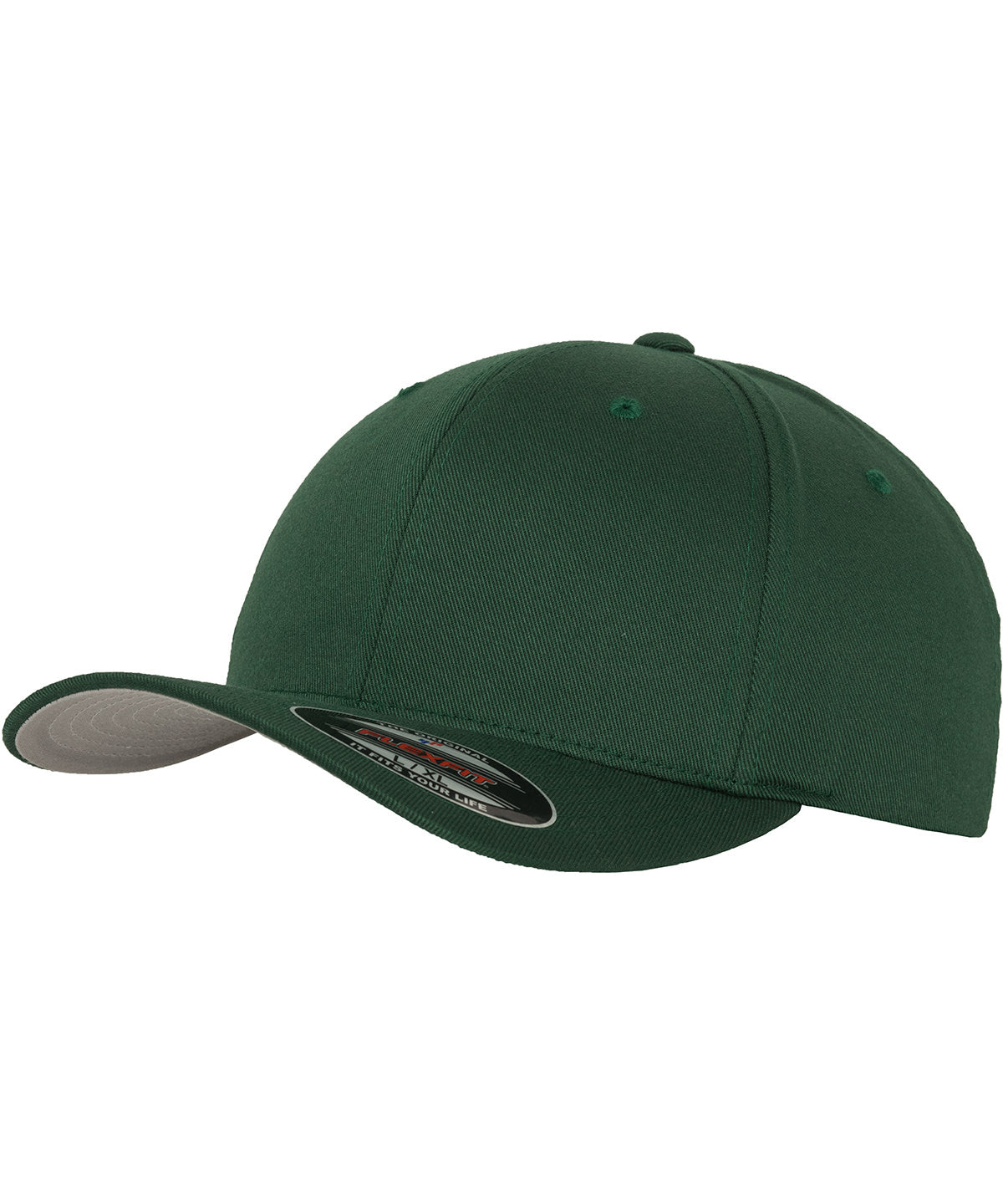 Flexfit by Yupoong Flexfit fitted baseball cap in Spruce, front view