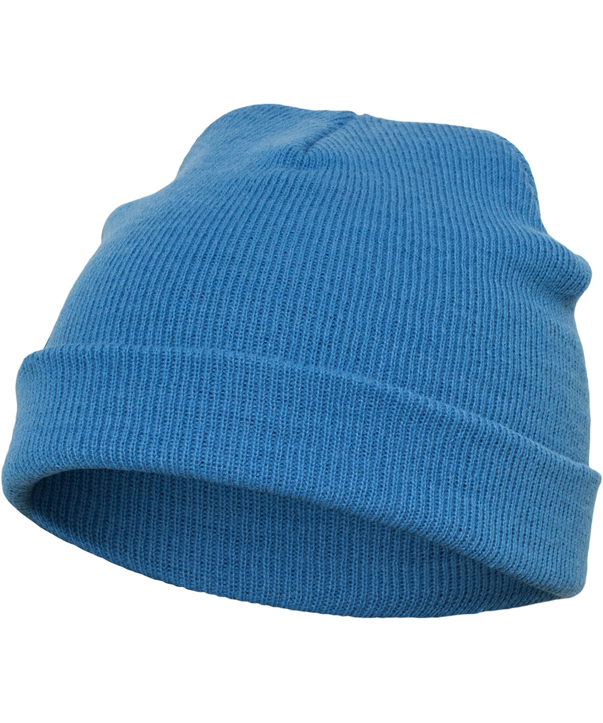 Flexfit by Yupoong Heavyweight beanie in CL Blue, front view