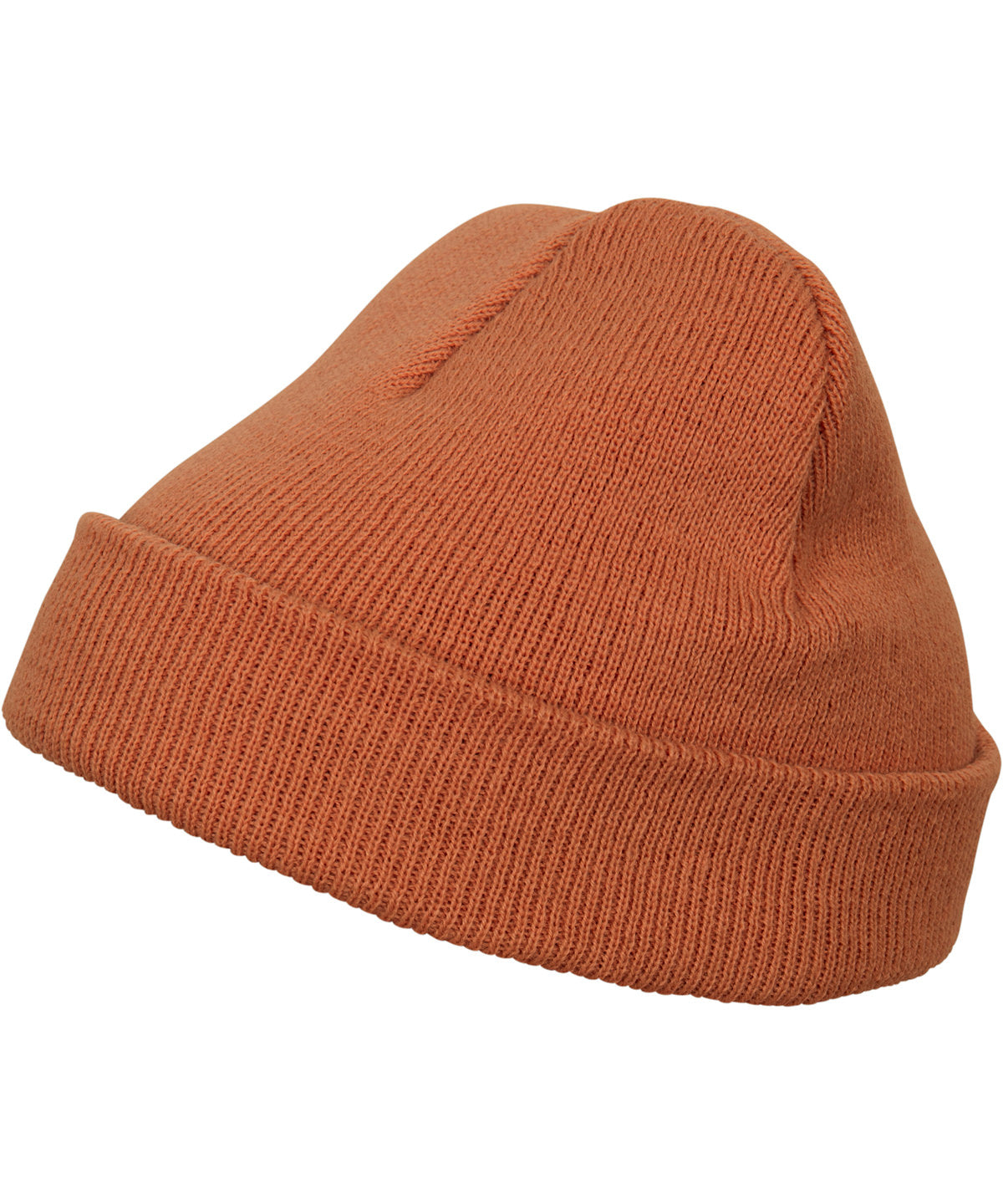 Flexfit by Yupoong Heavyweight beanie in Toffee, front view