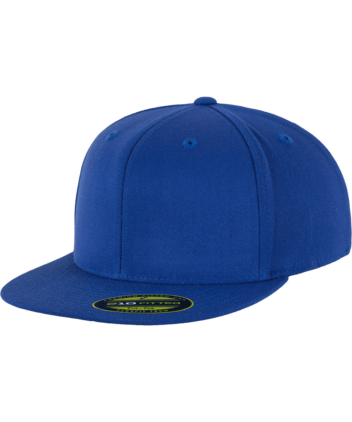 Flexfit by Yupoong Premium 210 fitted cap in Royal, front view