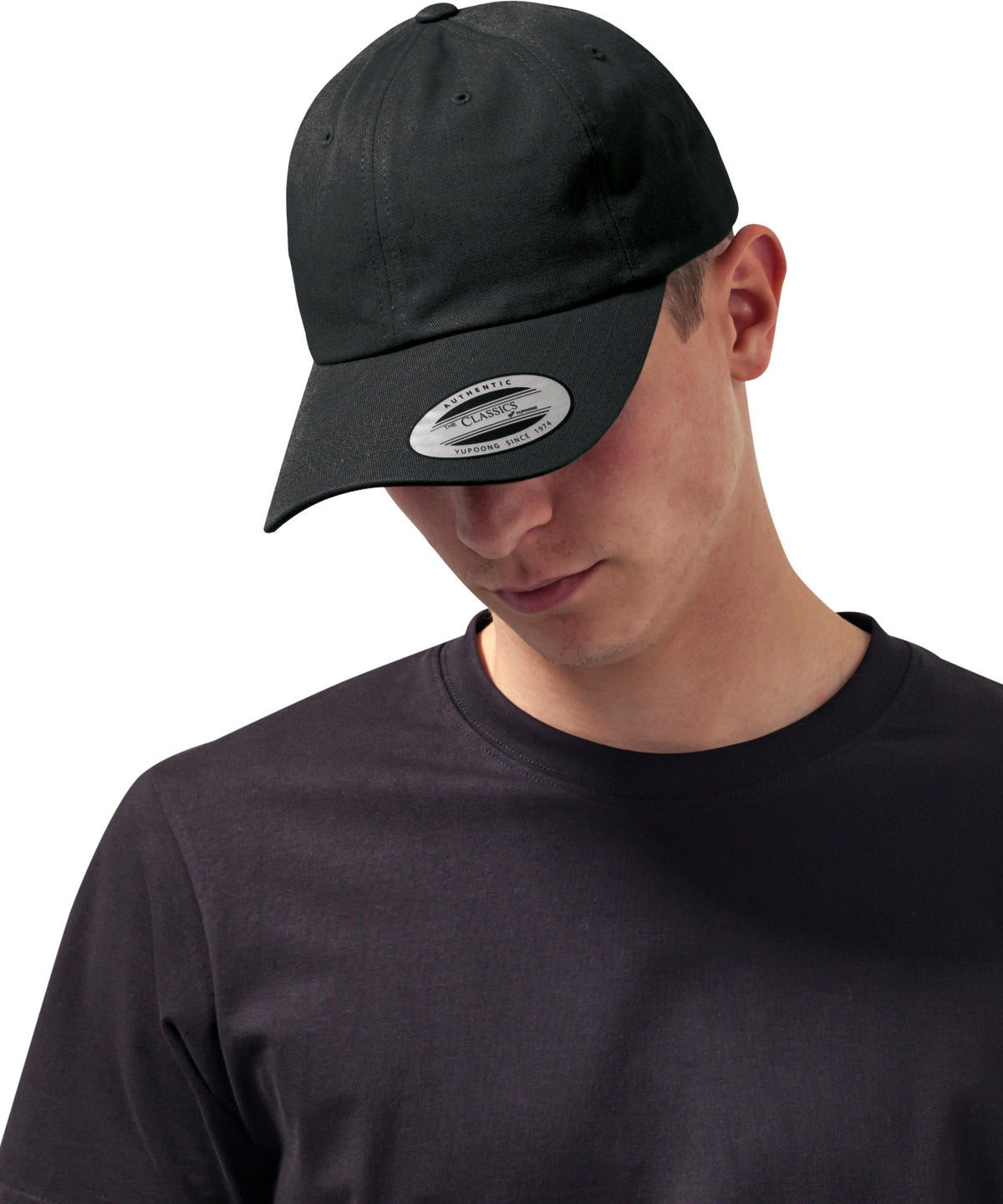 Flexfit by Yupoong Dad hat baseball strap back, lifestyle photo
