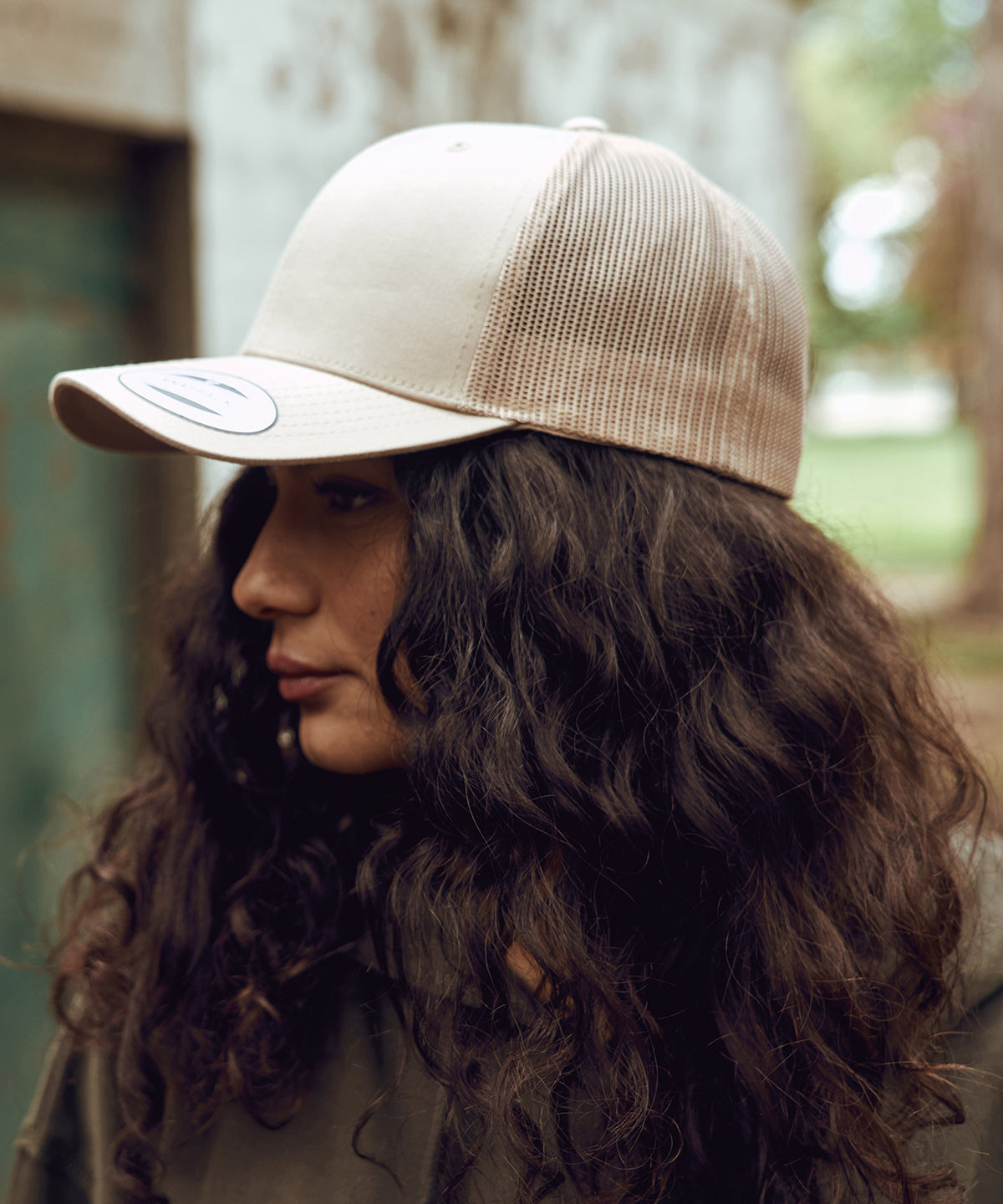 Flexfit by Yupoong Retro trucker cap, lifestyle photo