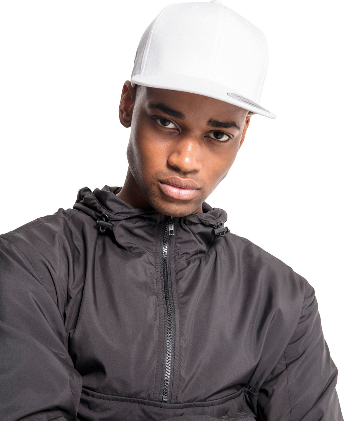 Flexfit by Yupoong Organic cotton snapback, lifestyle photo