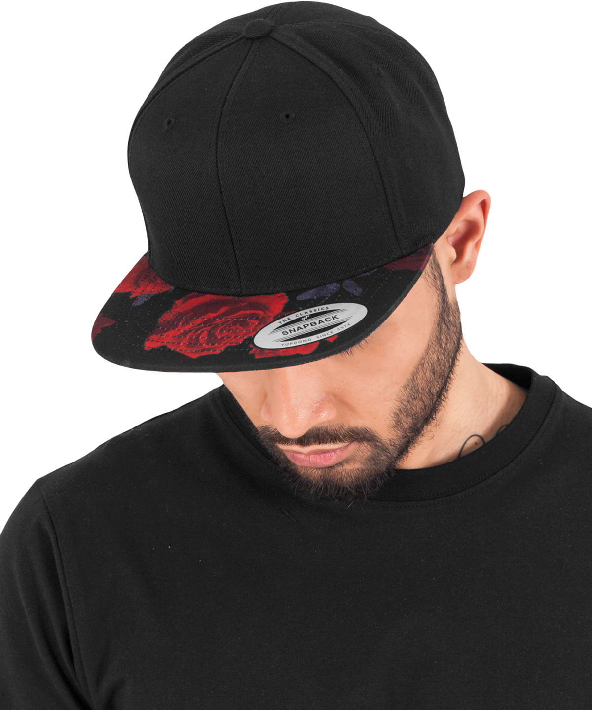Flexfit by Yupoong Roses snapback, lifestyle photo