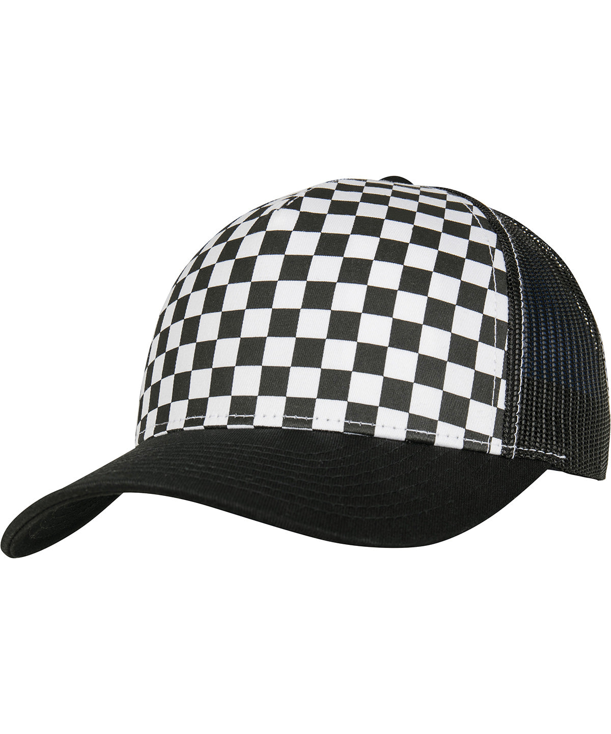 Flexfit by Yupoong Checkerboard retro trucker, lifestyle photo