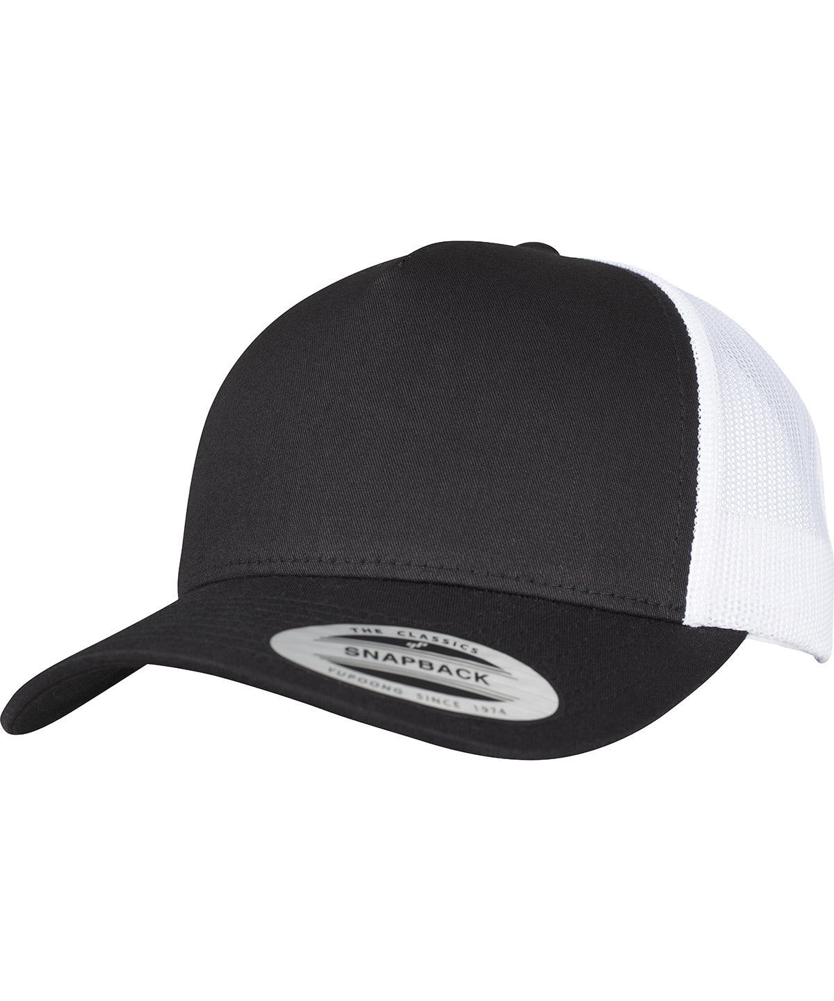 Flexfit by Yupoong 5-panel retro trucker 2-tone cap, lifestyle photo