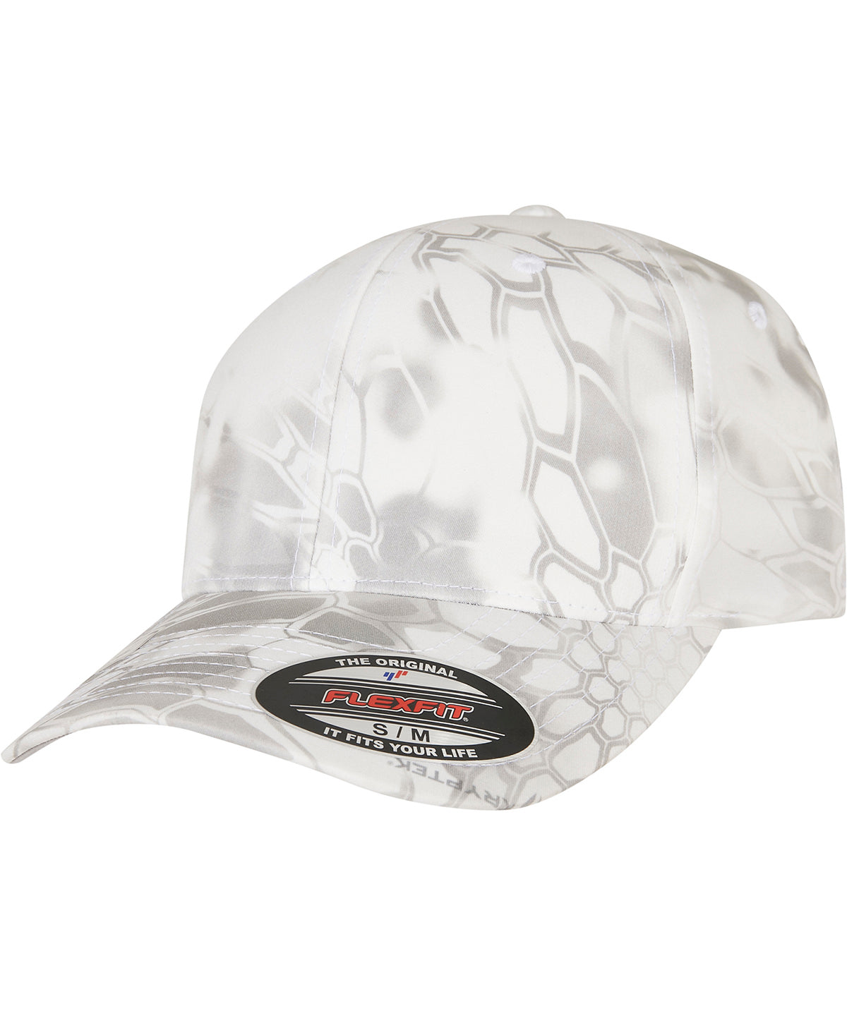 Flexfit by Yupoong Flexfit kryptek cap in Wraith, front view