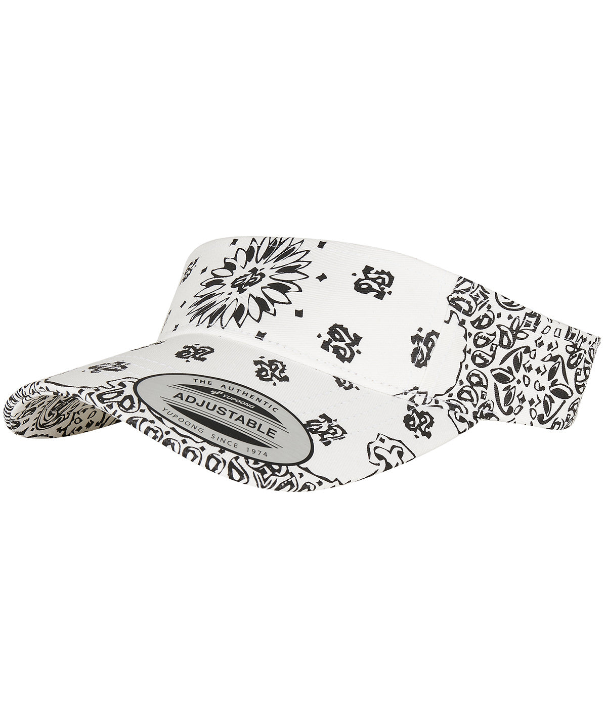 Flexfit by Yupoong Bandana print visor, lifestyle photo