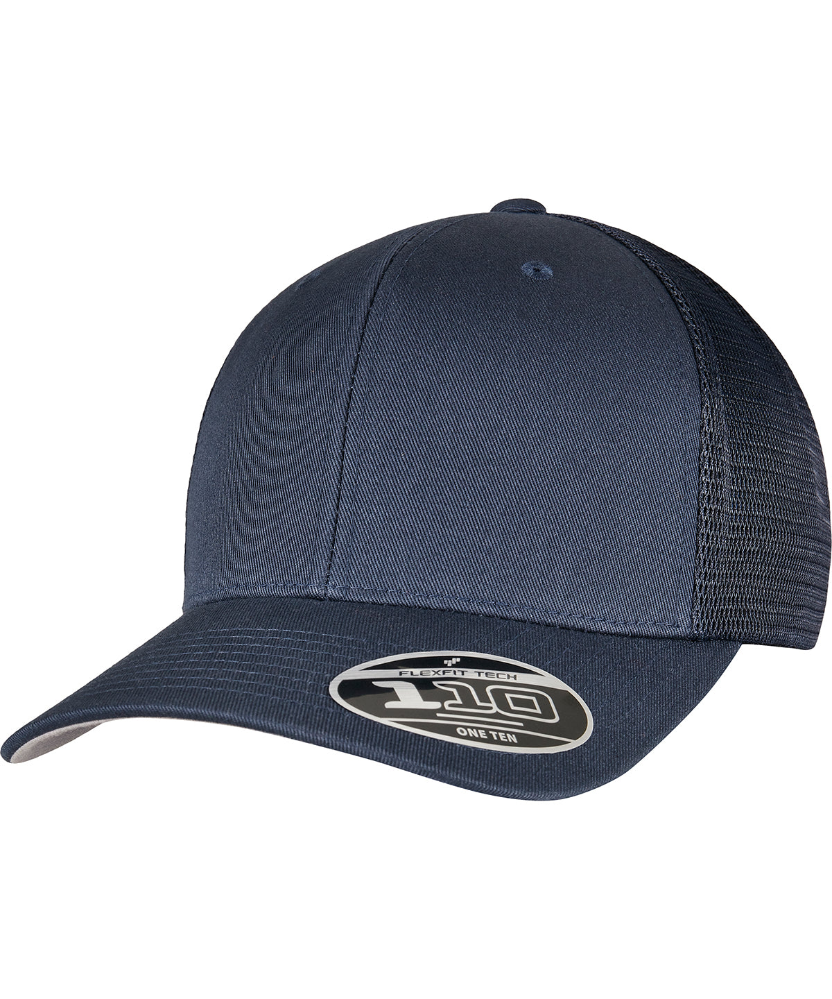 Flexfit by Yupoong 110 mesh cap in Navy, front view