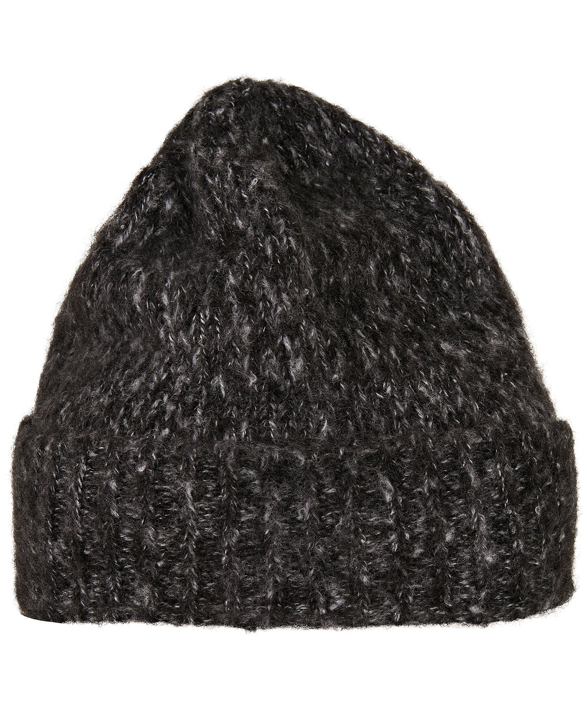 Flexfit by Yupoong Soft acrylic beanie in Grey, front view