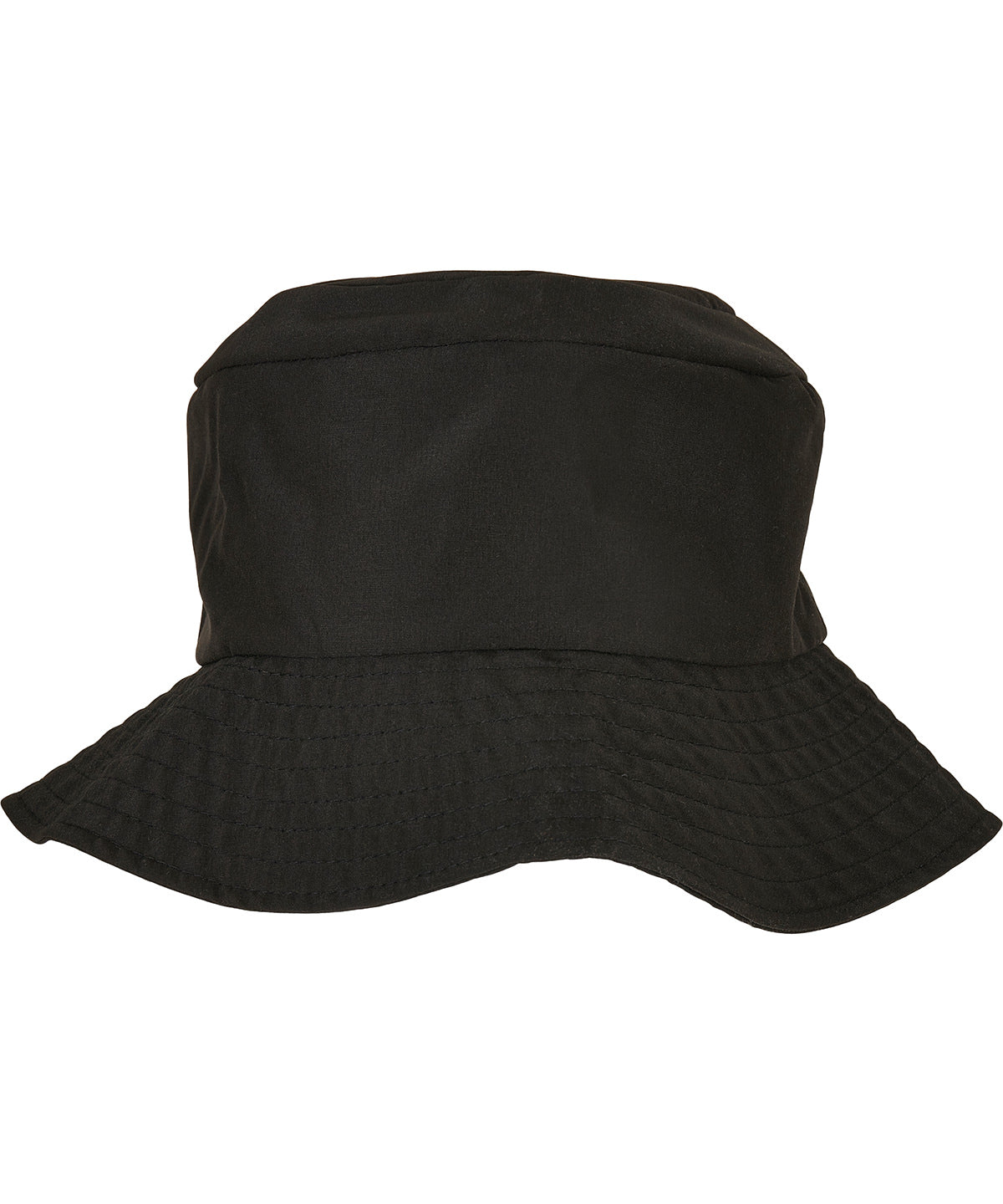 Flexfit by Yupoong Elastic adjuster bucket hat in Black, lifestyle photo