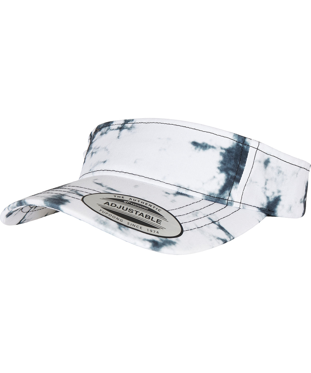 Flexfit by Yupoong Batik dye curved visor cap, lifestyle photo