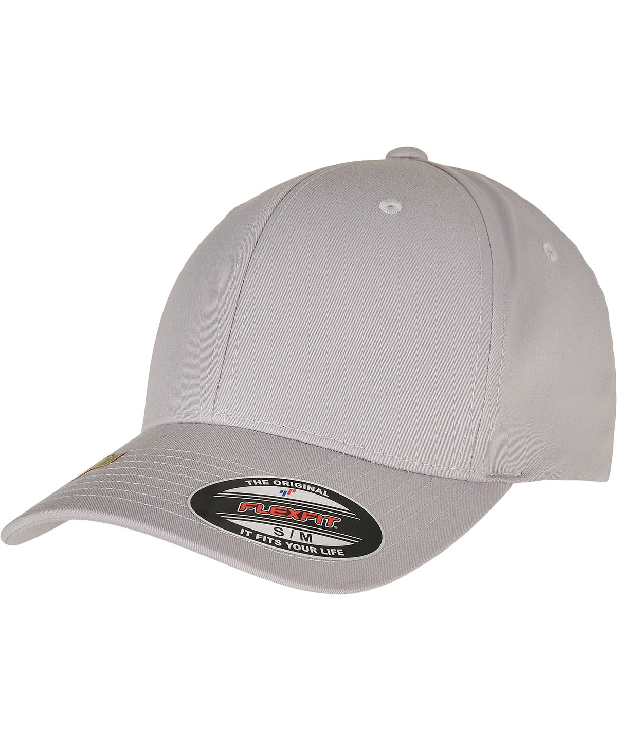 Flexfit by Yupoong Flexfit recycled polyester cap in Silver, front view
