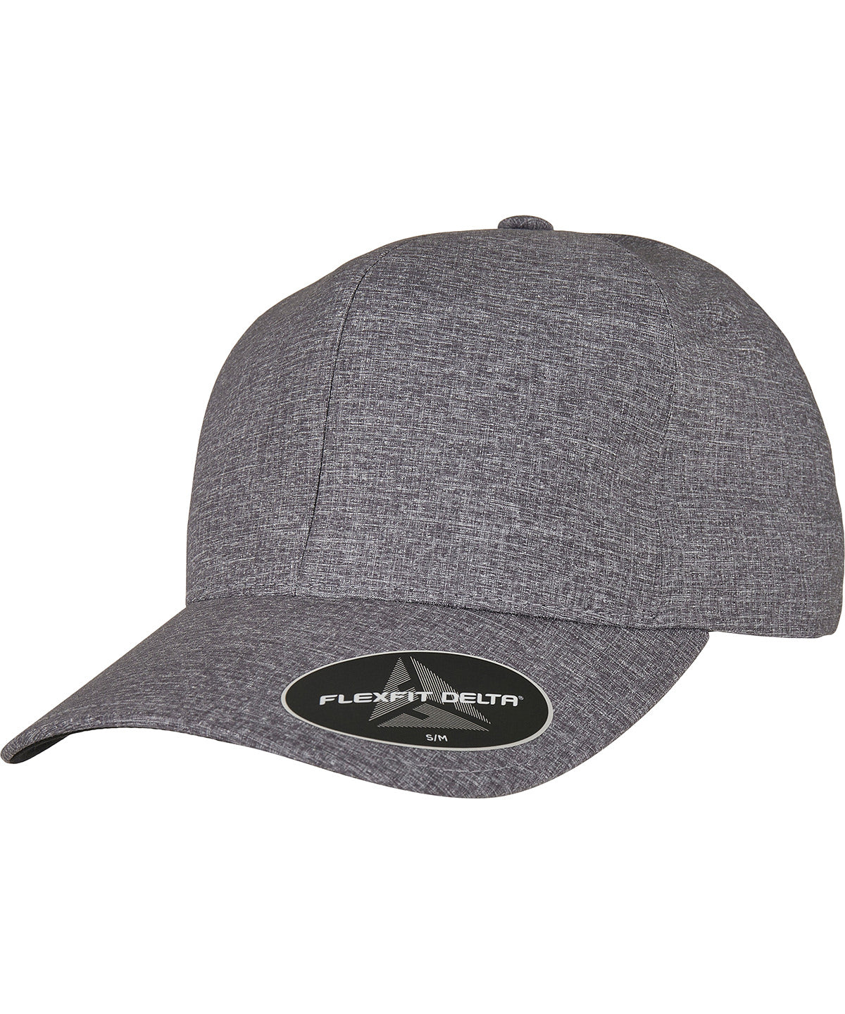Flexfit by Yupoong Flexfit Delta carbon cap in Melange Blue, front view