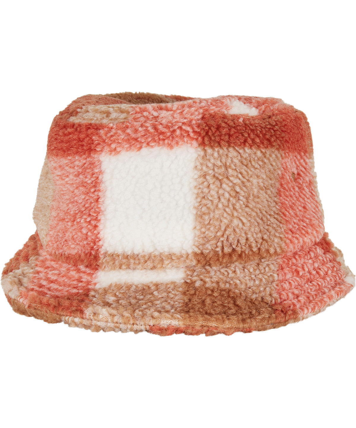 Flexfit by Yupoong Sherpa check bucket hat, lifestyle photo