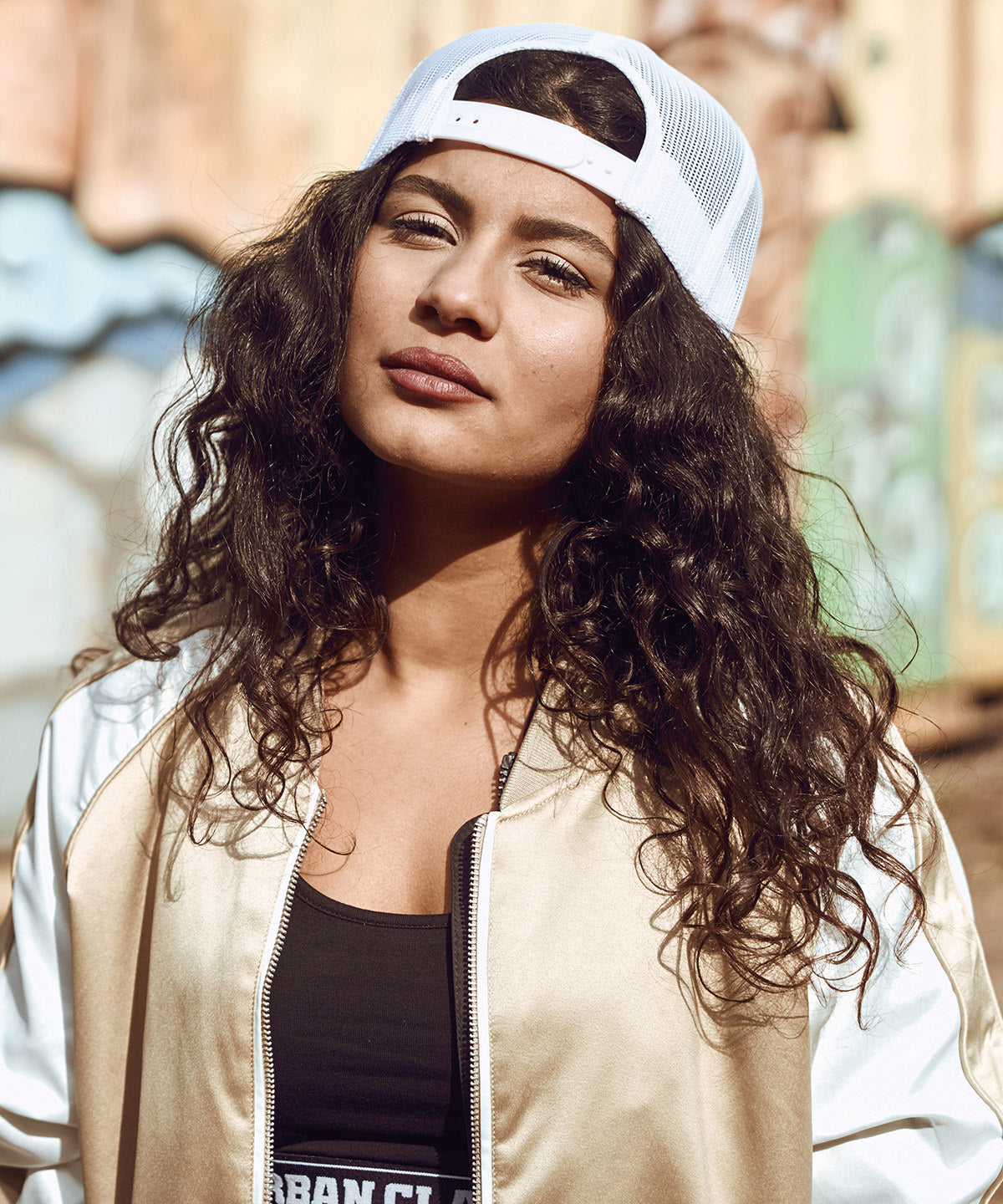 Flexfit by Yupoong Classic trucker 2-tone in Black/White, lifestyle photo