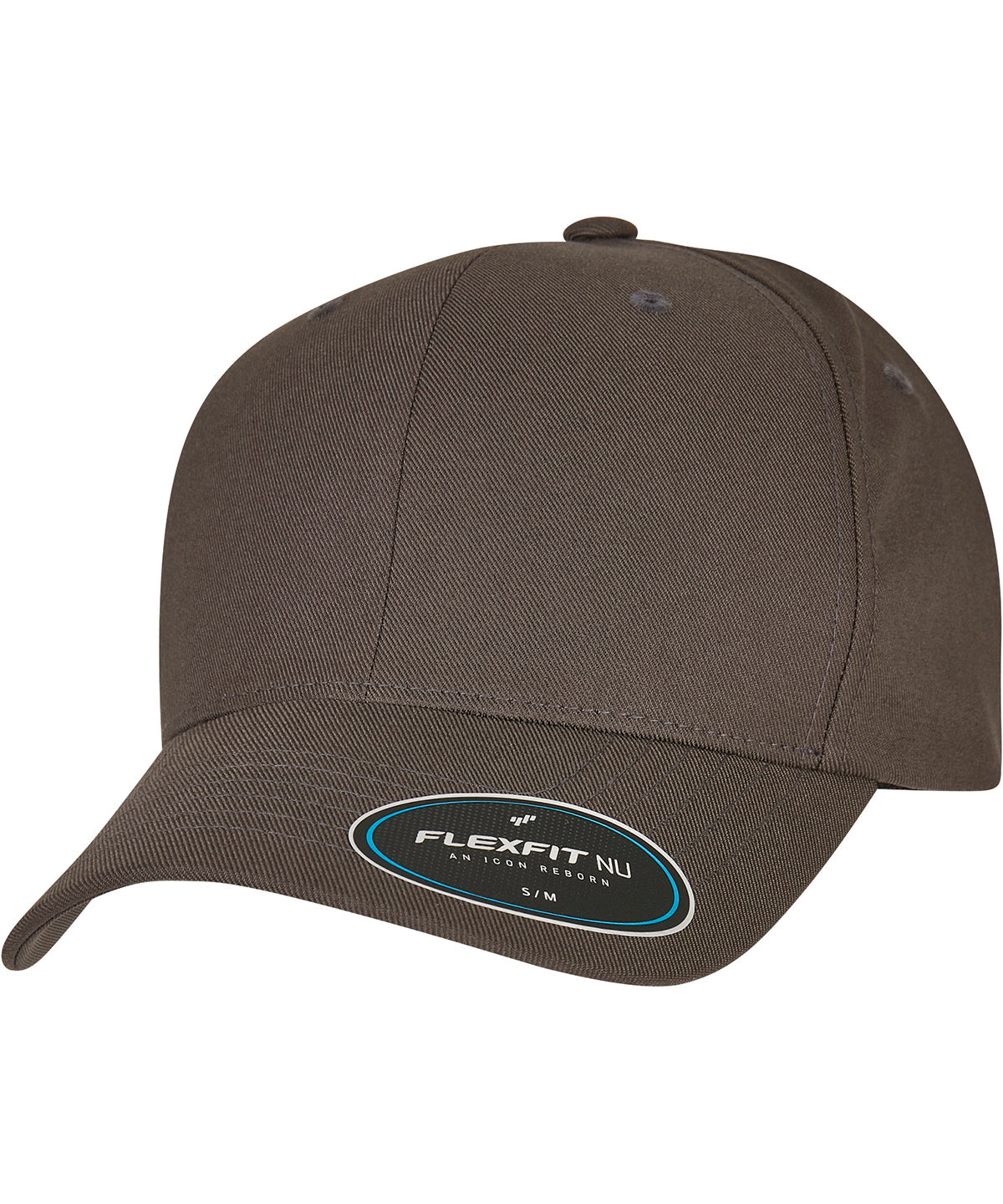 Flexfit by Yupoong Flexfit NU cap in Dark Grey, front view