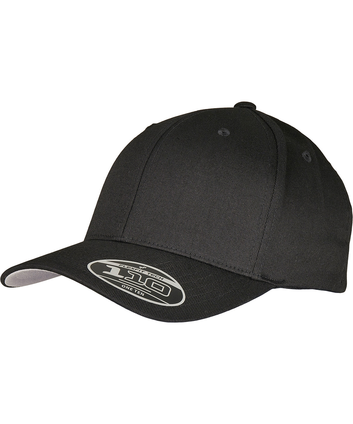Flexfit by Yupoong Flexfit woolly combed adjustable in Black, front view