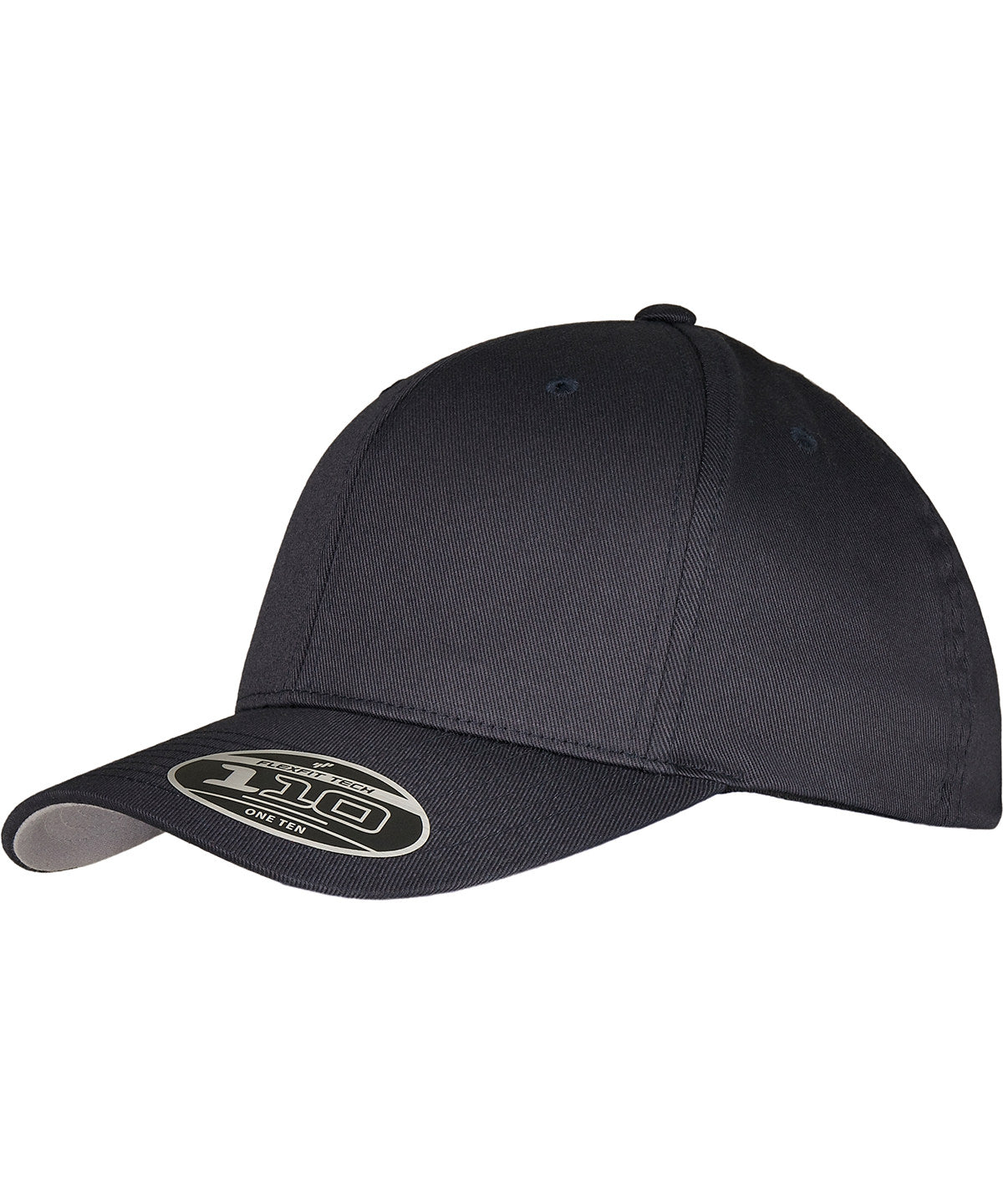 Flexfit by Yupoong Flexfit woolly combed adjustable in Dark Navy, front view