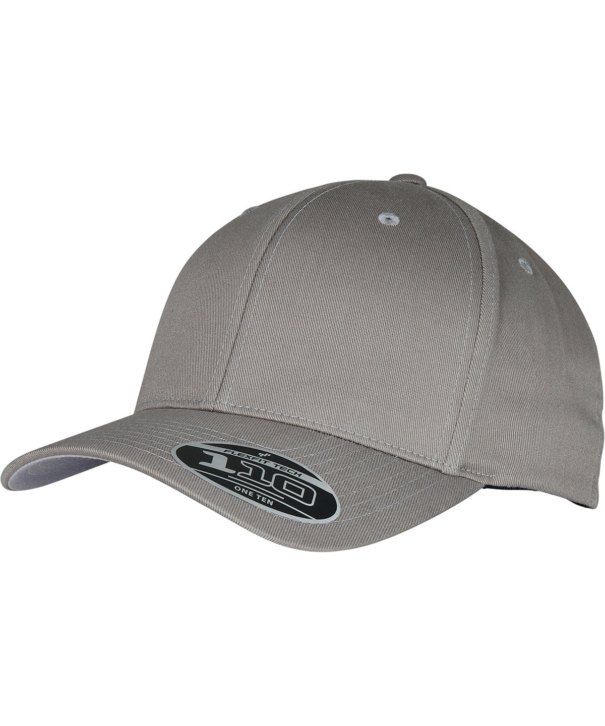 Flexfit by Yupoong Flexfit woolly combed adjustable in Grey, front view