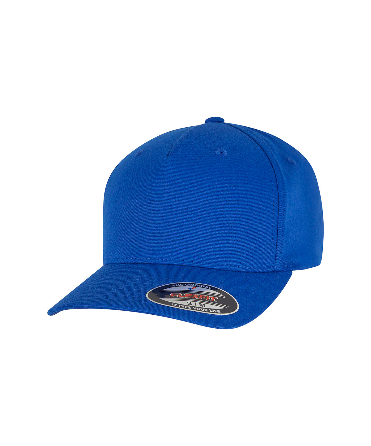 Flexfit by Yupoong Flexfit 5-panel in Royal, front view