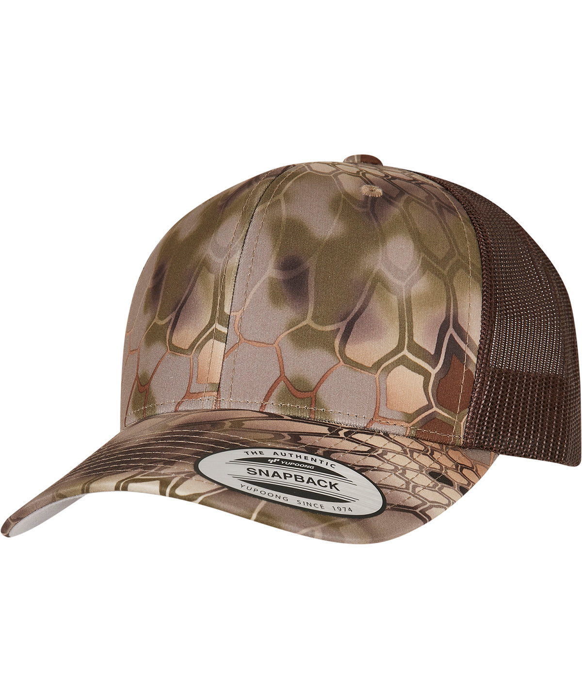 Flexfit by Yupoong YP Classics Kryptek retro trucker cap, lifestyle photo