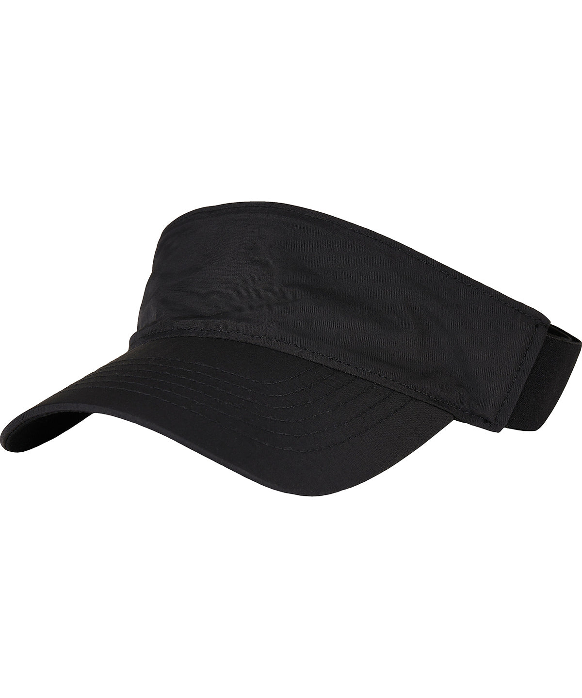 Flexfit by Yupoong Performance visor cap in Black, lifestyle photo