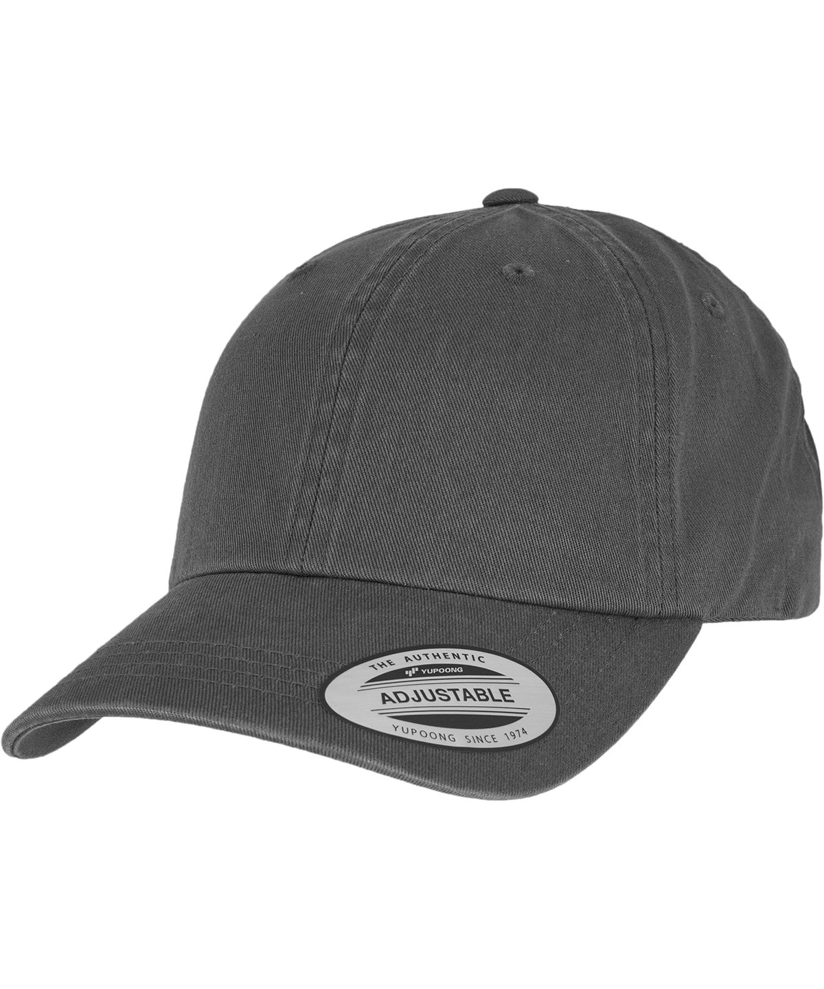 Flexfit by Yupoong Flexfit low-profile garment-washed in Grey, front view