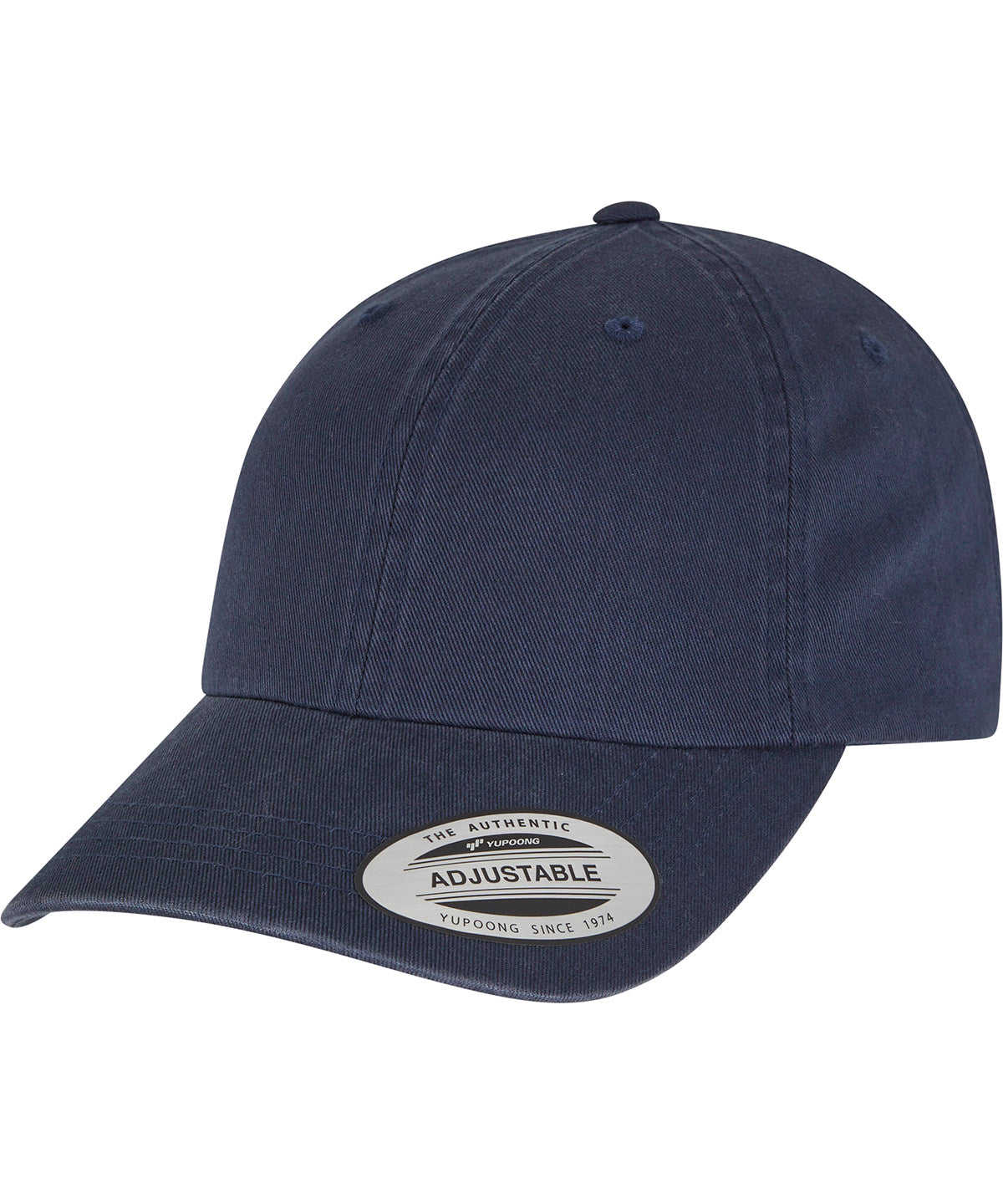 Flexfit by Yupoong Flexfit low-profile garment-washed in Navy, front view