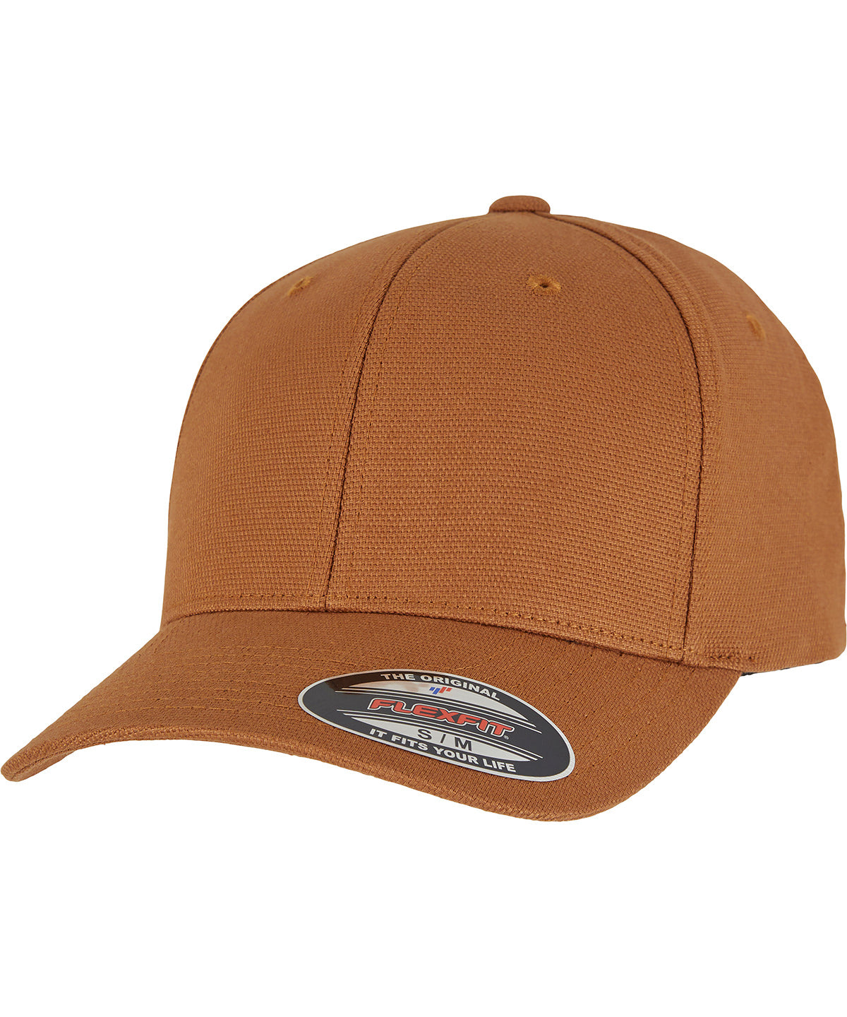 Flexfit by Yupoong YP Signature cotton canvas spa in Brown, front view