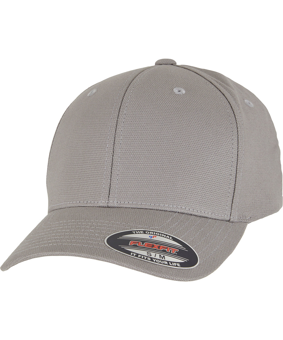 Flexfit by Yupoong YP Signature cotton canvas spa in Heather Grey, front view