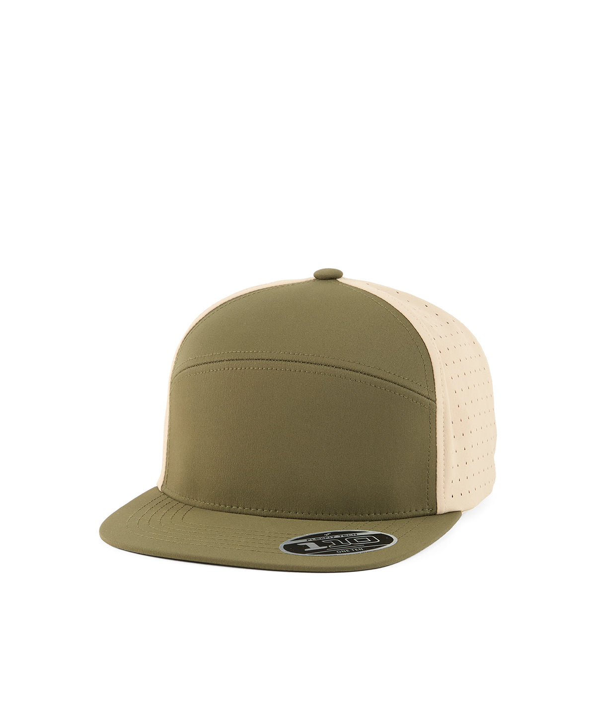Flexfit by Yupoong Flexfit 110 arch cap in Buck/Rdyl, front view