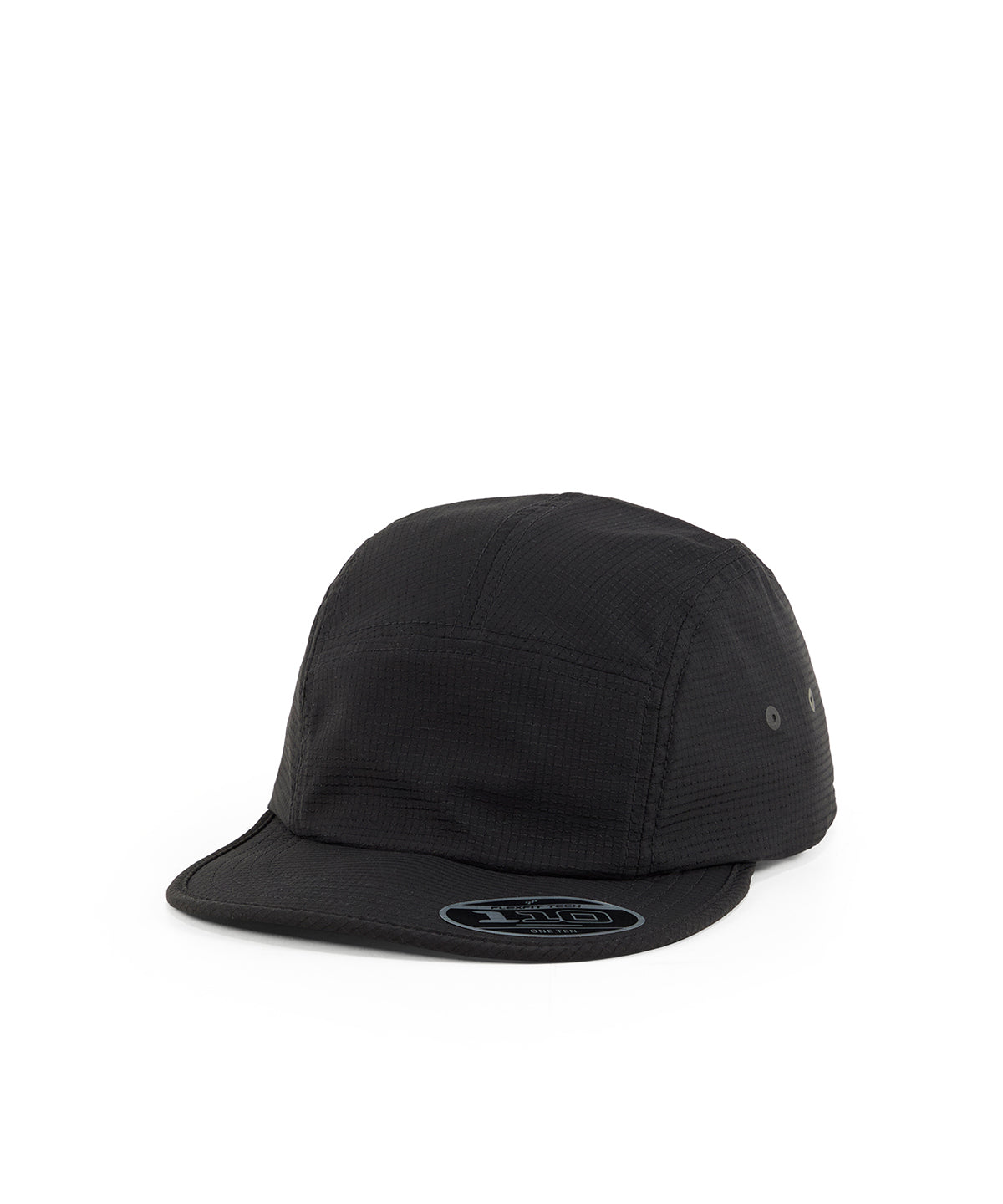 Flexfit by Yupoong 110 Running cap in Black, front view