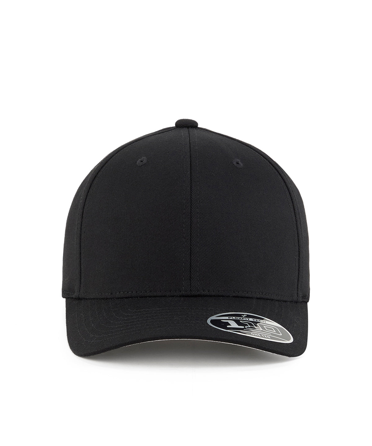 Flexfit by Yupoong Wooly combed snapback in Black, front view