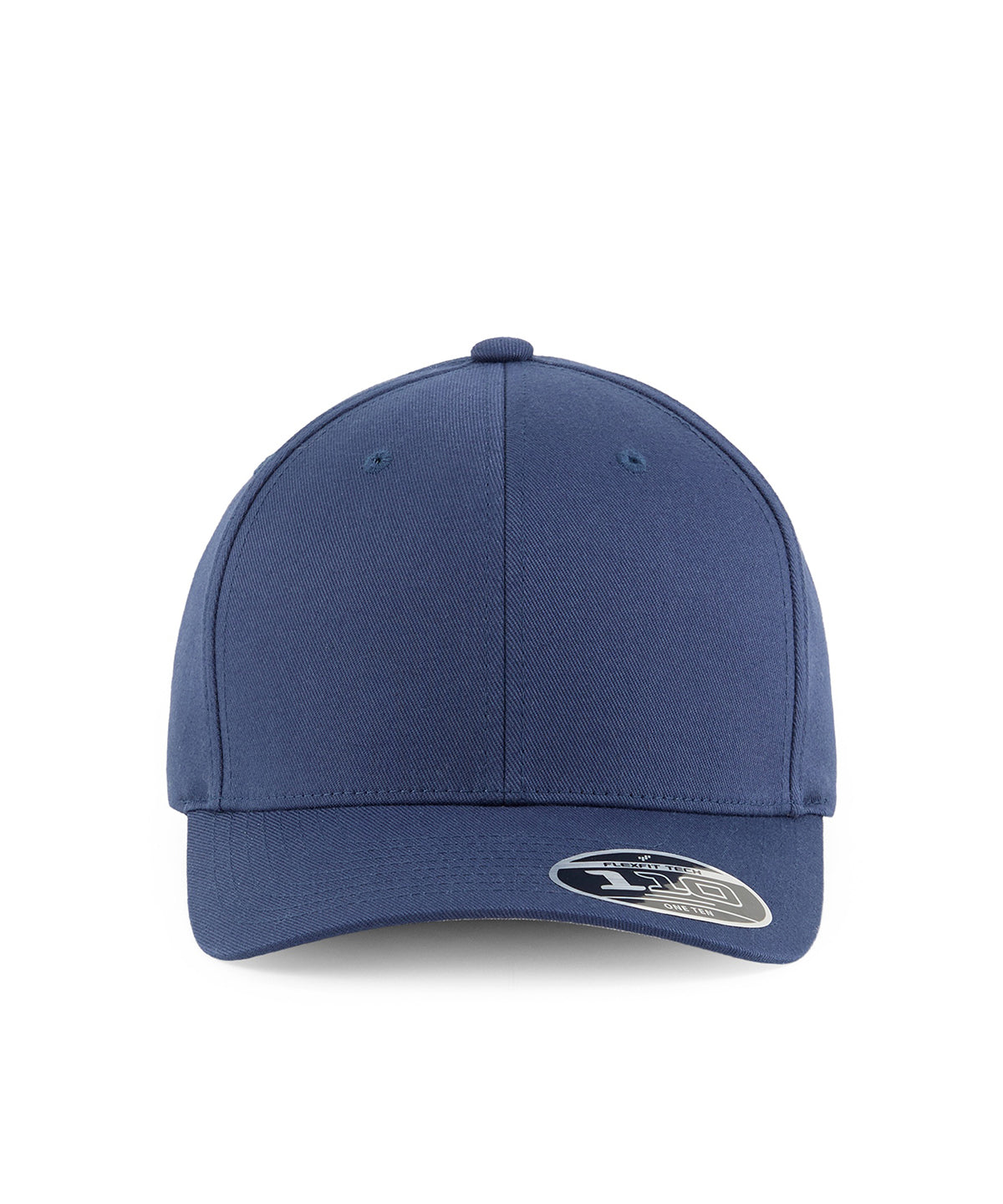 Flexfit by Yupoong Wooly combed snapback in Navy, front view