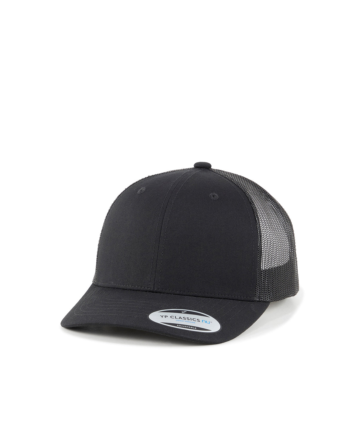 Flexfit by Yupoong YP Classics NU in Black, front view
