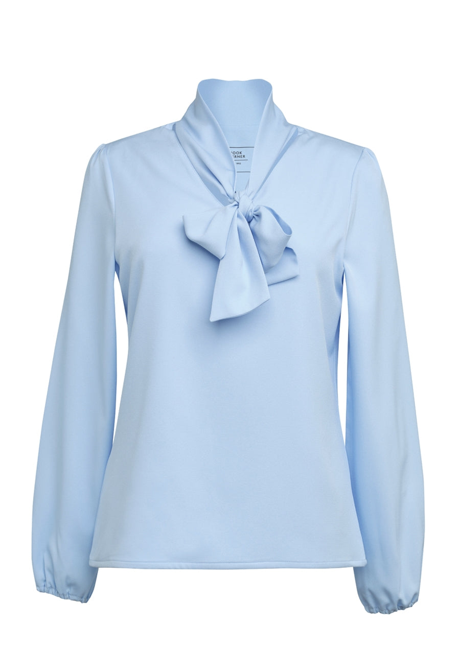 Brook Taverner Andria Blouse in Sky Blue, image 2