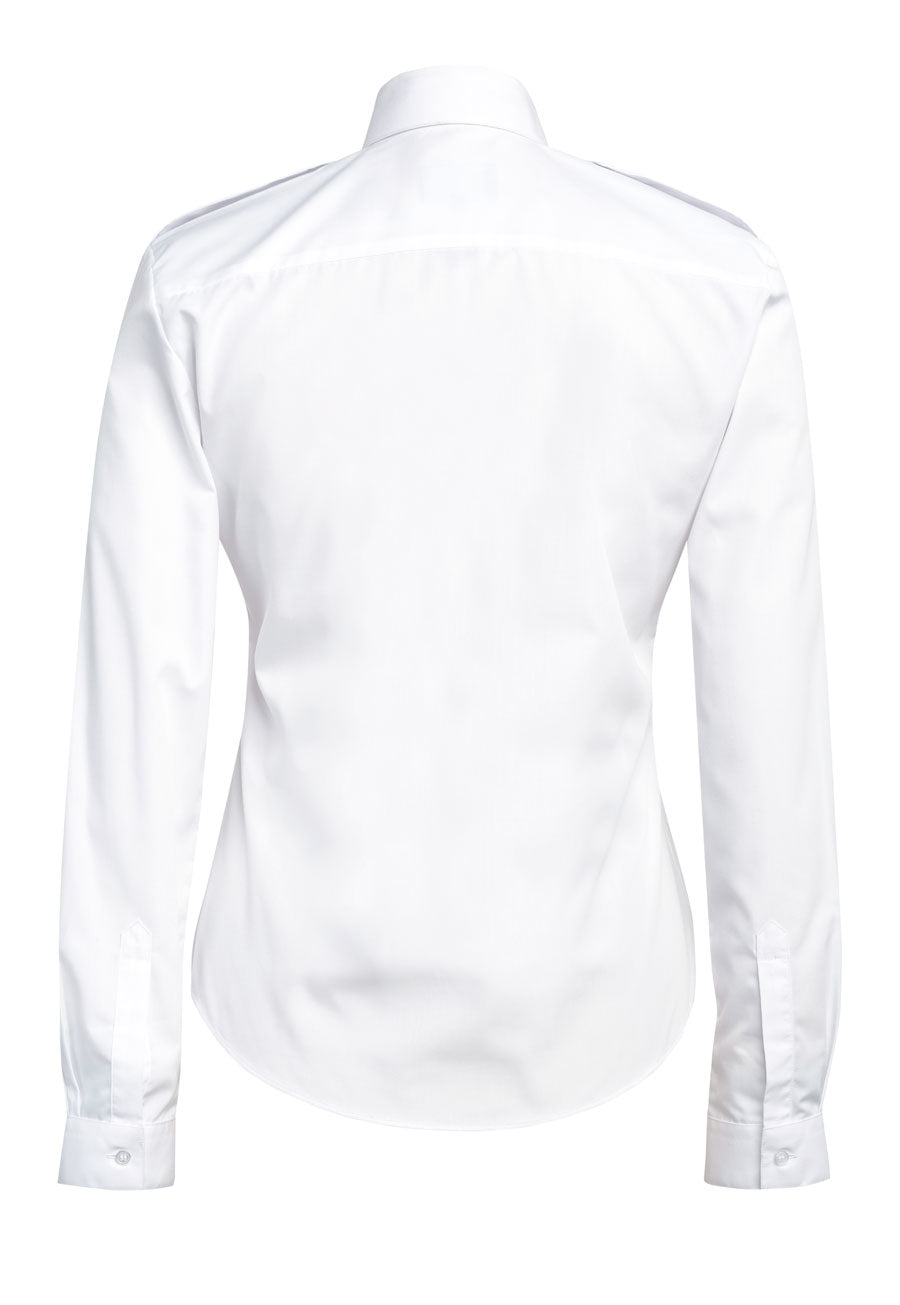Brook Taverner Athena Pilot Shirt in White, image 2