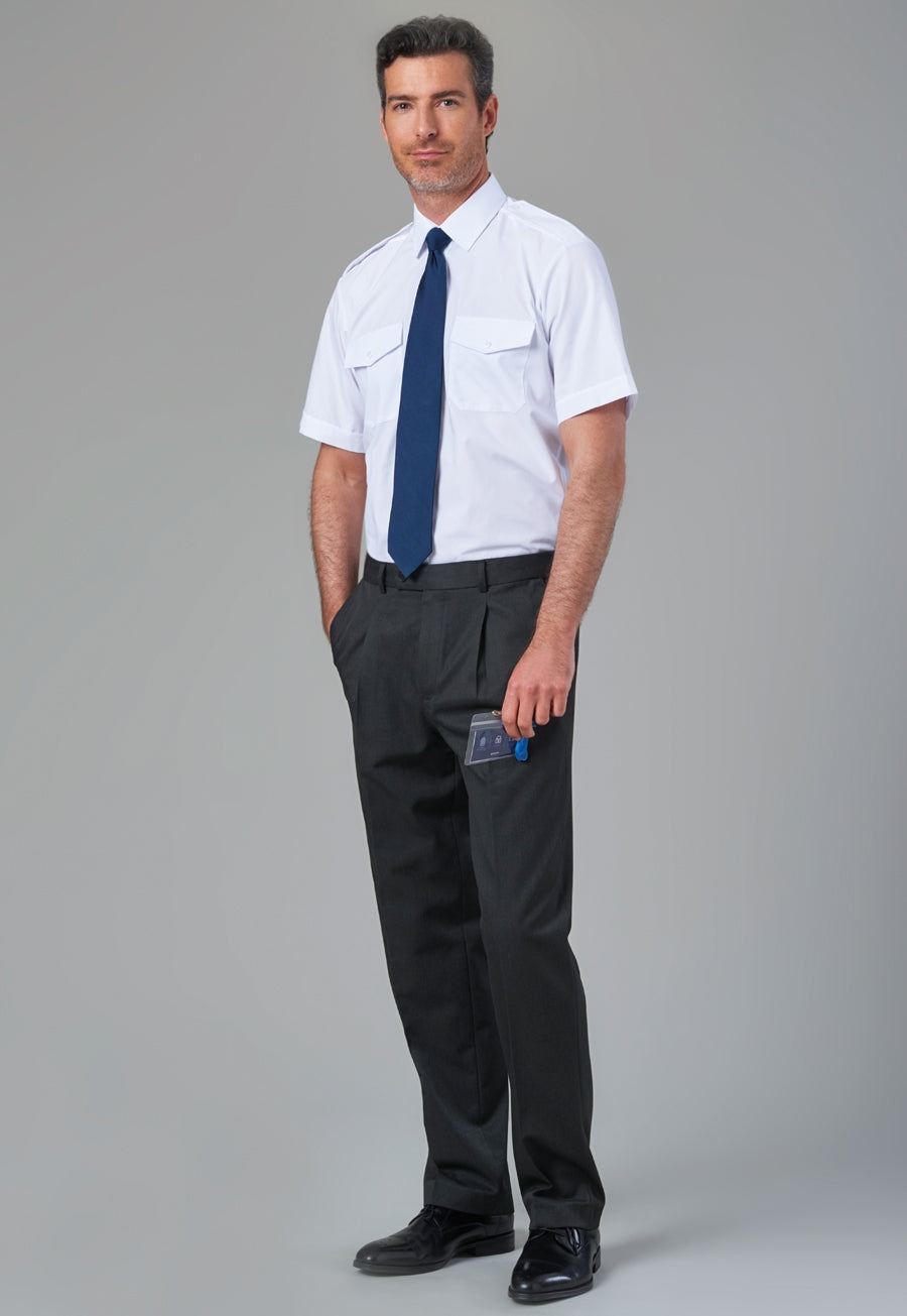 Brook Taverner Atlas Trouser in Charcoal, image 4