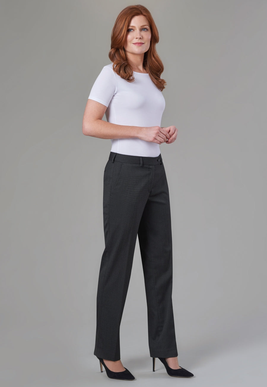 Brook Taverner Bianca Trouser in Navy P/Dot, image 5