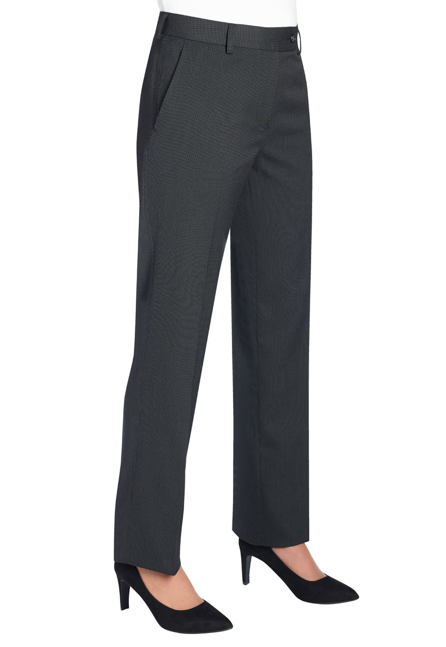 Brook Taverner Bianca Trouser in Navy P/Dot, image 3