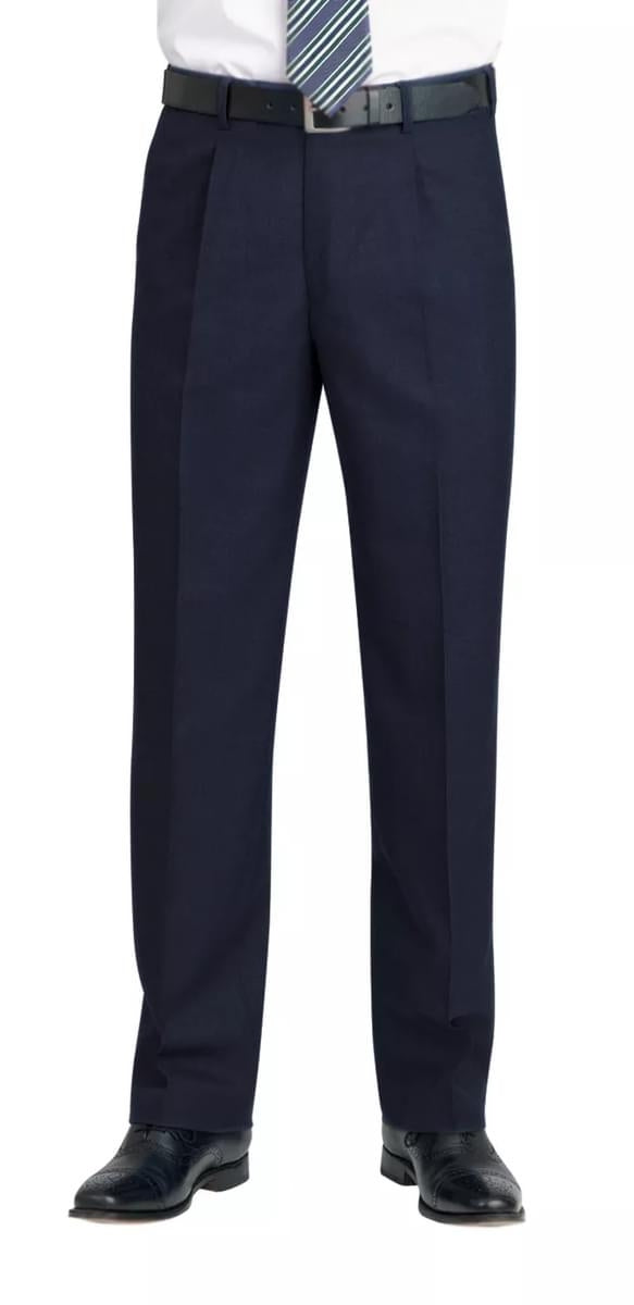 Brook Taverner Branmarket Trouser in Navy, main product image