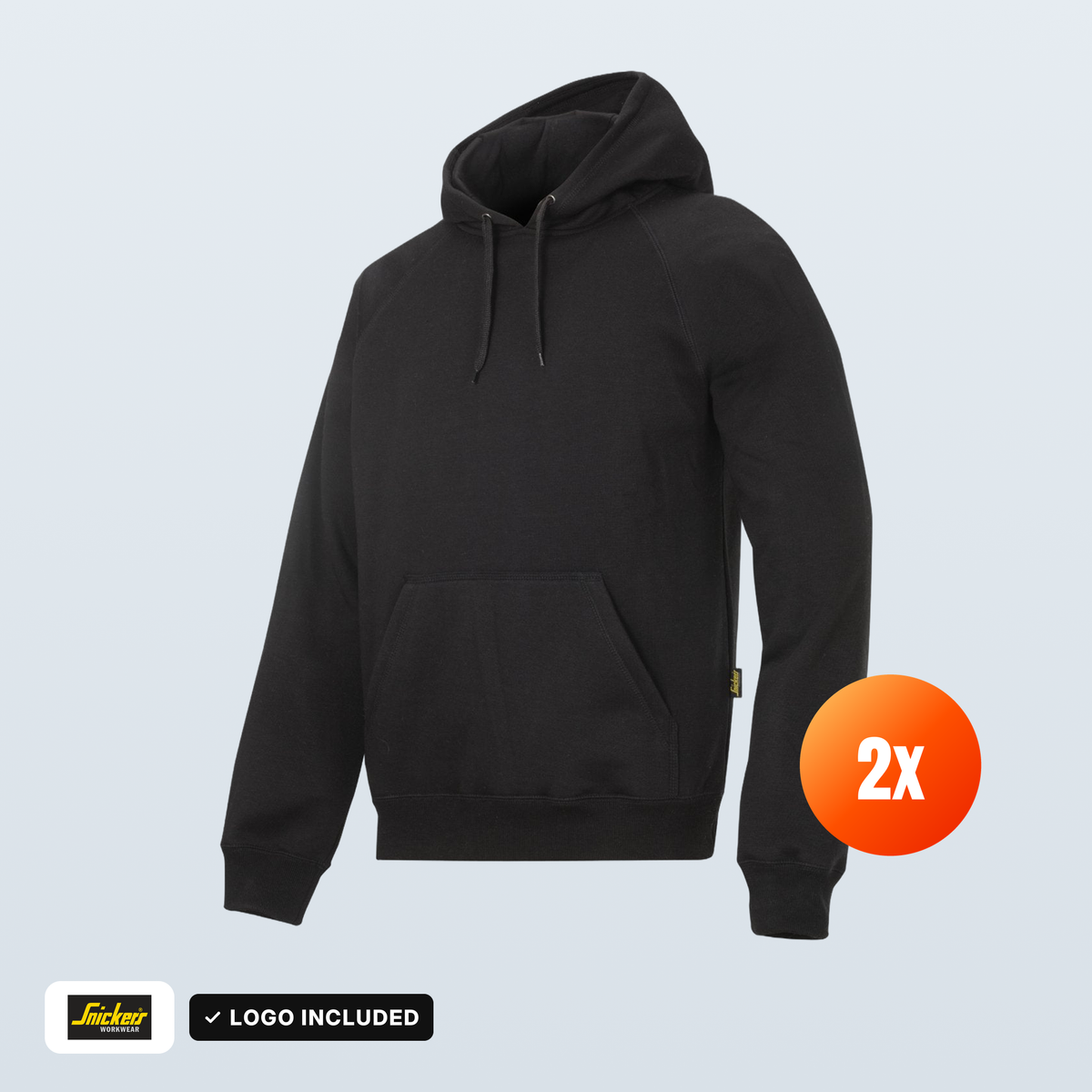 The Workwear Co Snickers x2 Hoodie Pack – logo included in the price