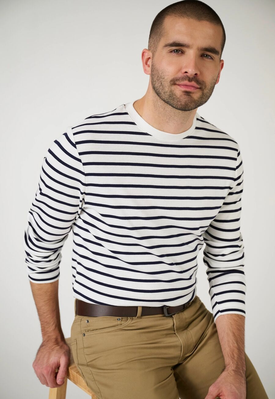 Brook Taverner Butler 5 Pocket Chino in Navy, image 4