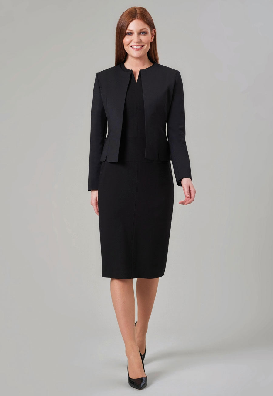 Brook Taverner Celeste Dress in Black, image 8