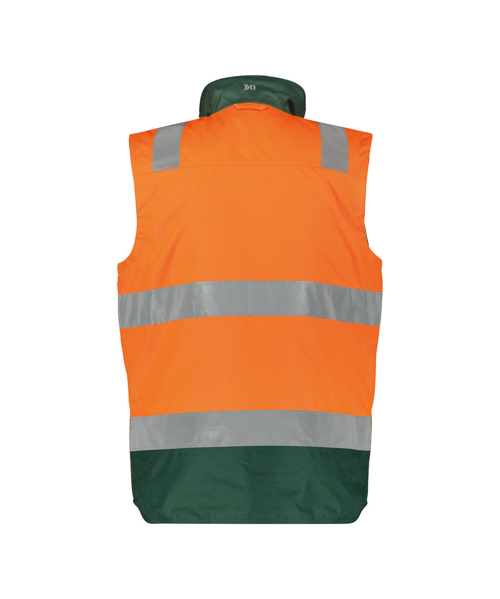 Fluo Orange/Bottle Green back