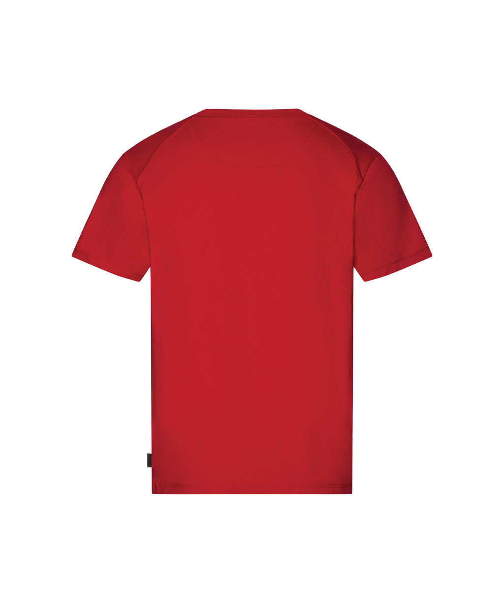 DASSY CORE T-shirt in Red, back view
