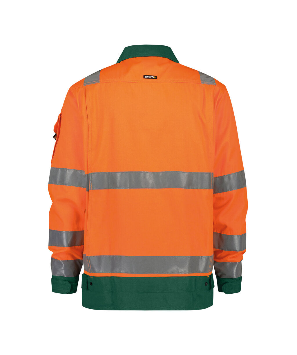 Fluo Orange/Bottle Green back