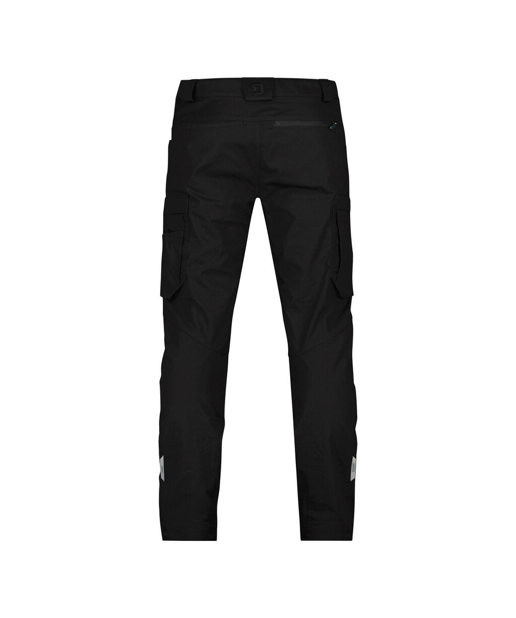 DASSY Jasper Work trousers with knee pockets in Black, back view